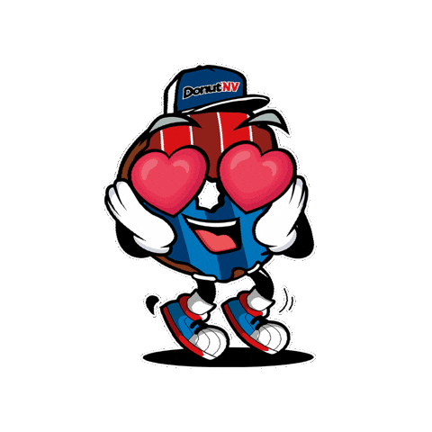 In Love Sunglasses Sticker by DonutNV