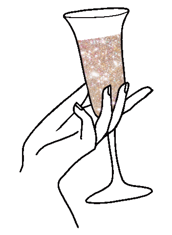Champagne Studio Sticker