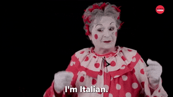 Italian Clown GIF by BuzzFeed