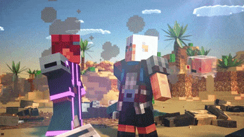 Video Game Friends GIF by Minecraft