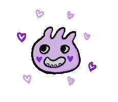 Purple Sticker