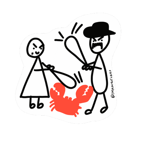 Gang Cancer Sticker by Ivo Adventures