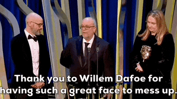 Willem Dafoe Bafta Film Awards GIF by BAFTA