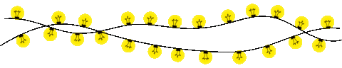 Christmas Lights Sticker by Miek Eats