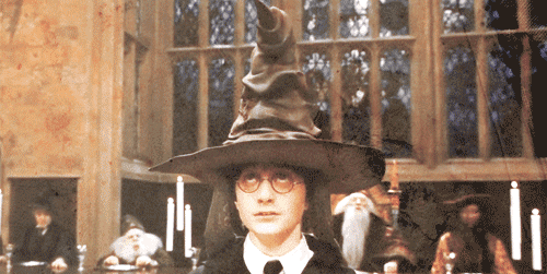 Hogwarts Sorting Hat Giphy