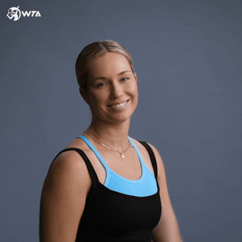 Wave Hello GIF by WTA