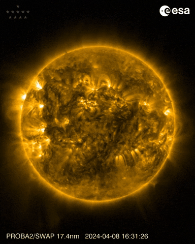 Solar Eclipse Sun GIF by European Space Agency - ESA