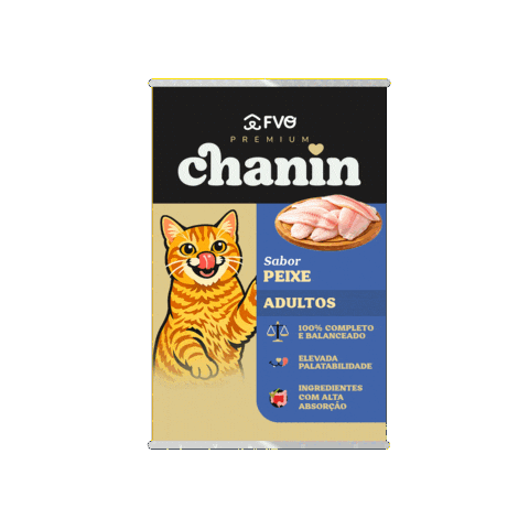 Cat Lata Sticker by FVO Alimentos