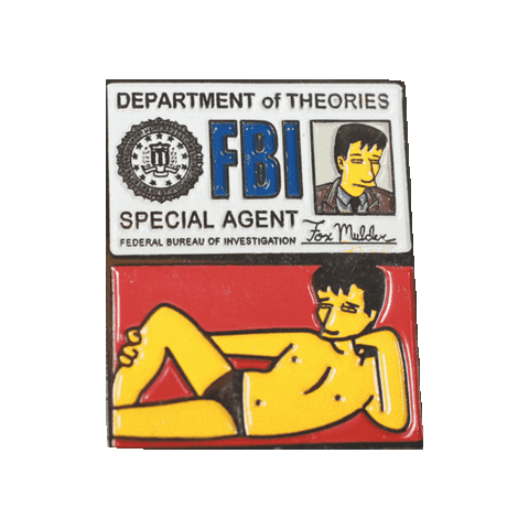 X Files Simpsons Sticker by Theories of Atlantis