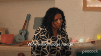 Comedy Wink GIF by PeacockTV Comedy Wink GIF by PeacockTV