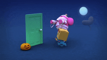 Trick Or Treat Halloween GIF by Pocoyo