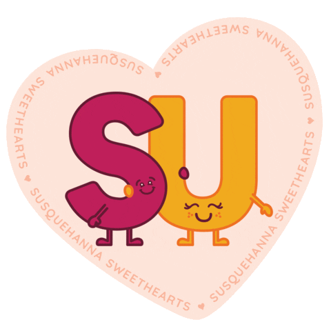 Valentines Day Love Sticker by Susquehanna University