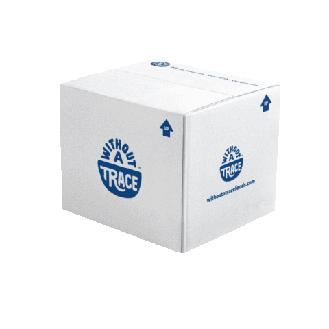 Shippingbox Sticker by Without A Trace Foods
