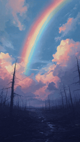 Jesus Christ Rainbow GIF