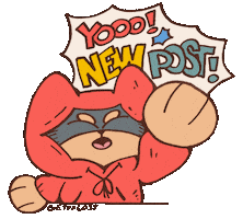 New Post Shiba Sticker