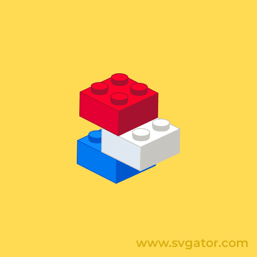 Building Blocks Fun GIF by SVGator