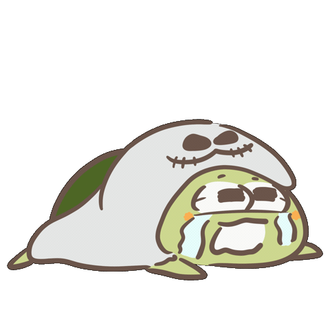 Halloween 哭 Sticker