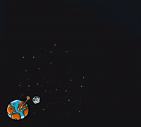 Satoshi_Symbol crypto moon earth cryptocurrency GIF