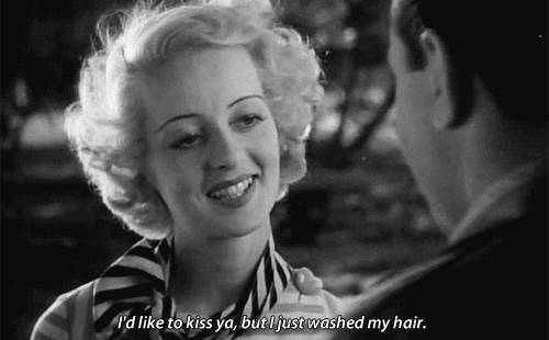 Image result for bette davis gif I just washed my hair