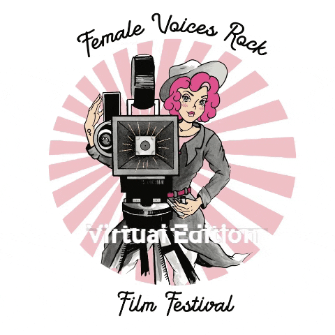 femalevoicesrock logo feminist women empowerment female filmmakers GIF