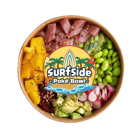 Fresh Food Sticker by Surfside Poké