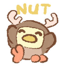 Christmas Nut Sticker by lecoffreaflonflons