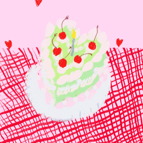 Happy Birthday GIF by art of madeleine