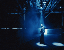 Blue Light Dancing GIF by Mergui