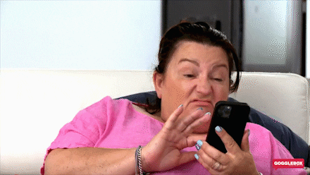 Phone Scrolling GIF by Gogglebox Australia - Find & Share on GIPHY