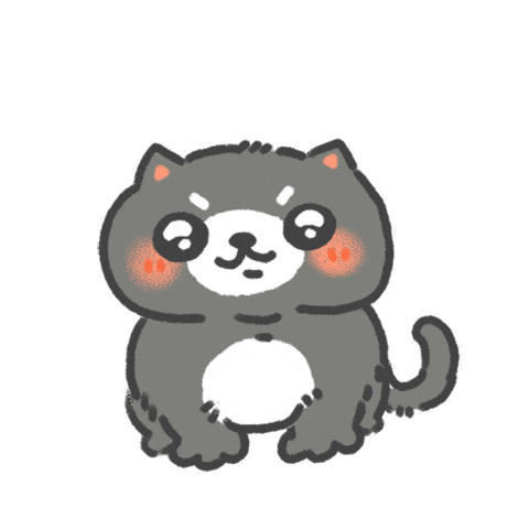 Pat Head Cat Sticker