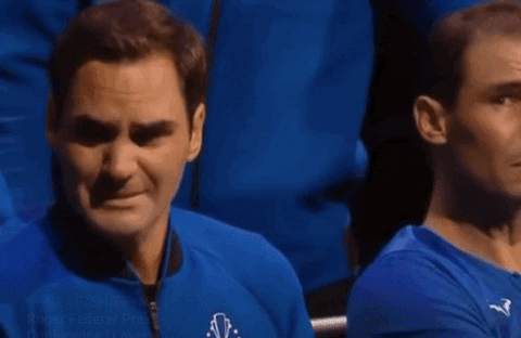 Laver Cup Crying GIF