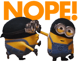 Rejection No Sticker by Minions