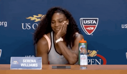 Serena Williams Smile GIF by Mic - Find & Share on GIPHY