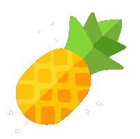 Fruit Pineapple Sticker by wearhuha