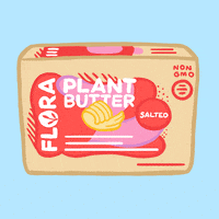 Go Vegan Plant Based GIF by Flora Plant Butter