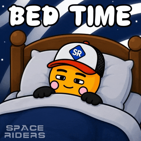Good Night Sleeping GIF by Space Riders