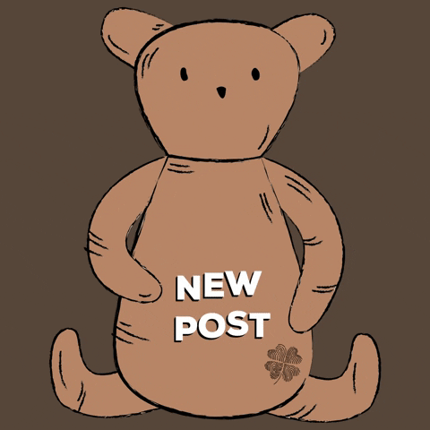 New Post Bear GIF by WhatevsWorldBV