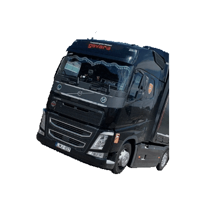 Trailer Truck Sticker by GEVARA LTD