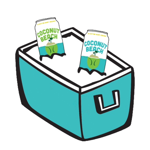 Coconut Water Sticker by Coconut Beach