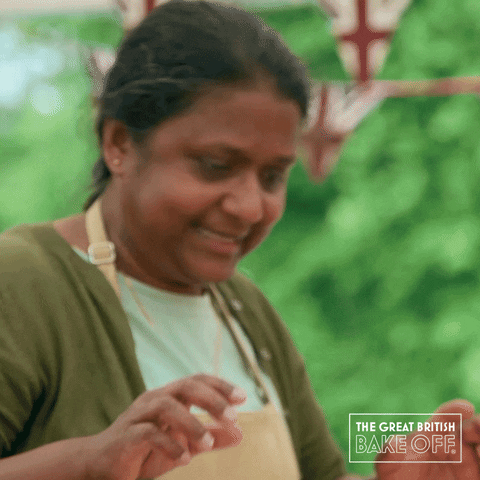 Happy Dance GIF by The Great British Bake Off