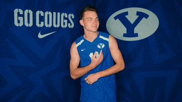 Sport Dust GIF by BYU Cougars