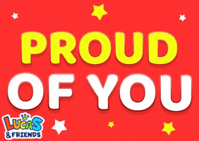 Proud Of You GIF by Lucas and Friends by RV AppStudios