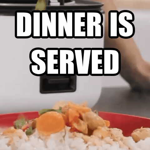Rice plate next to the cooker | Rice Robot