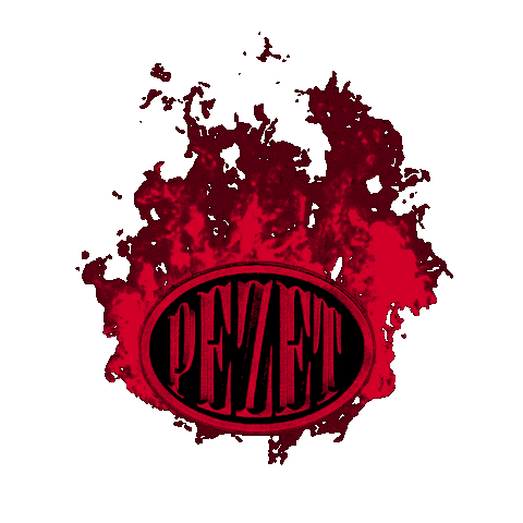 Fire Burning Sticker by Starship