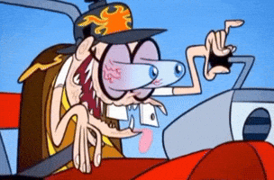 Driving Crazy Sponge Bob GIF