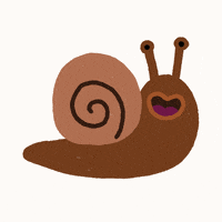 Happy Snail GIF by Betheny Waygood