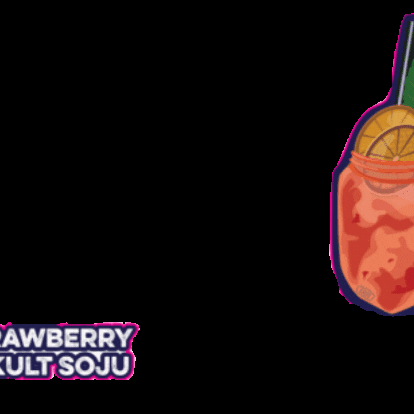 GrubSG drink grub sg strawberryyakultsoju GIF