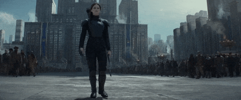 Katniss Everdeen GIF by The Hunger Games: Mockingjay Part 2
