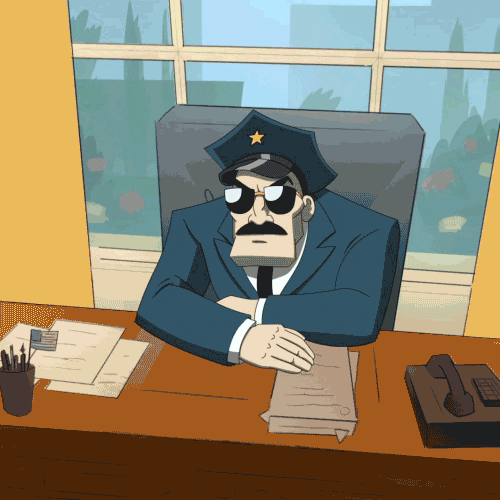 make it stop axe cop GIF by Animation Domination High-Def