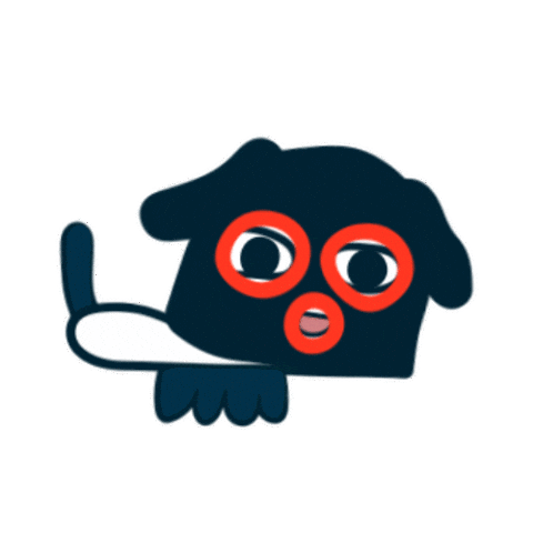 No Money Dog Sticker